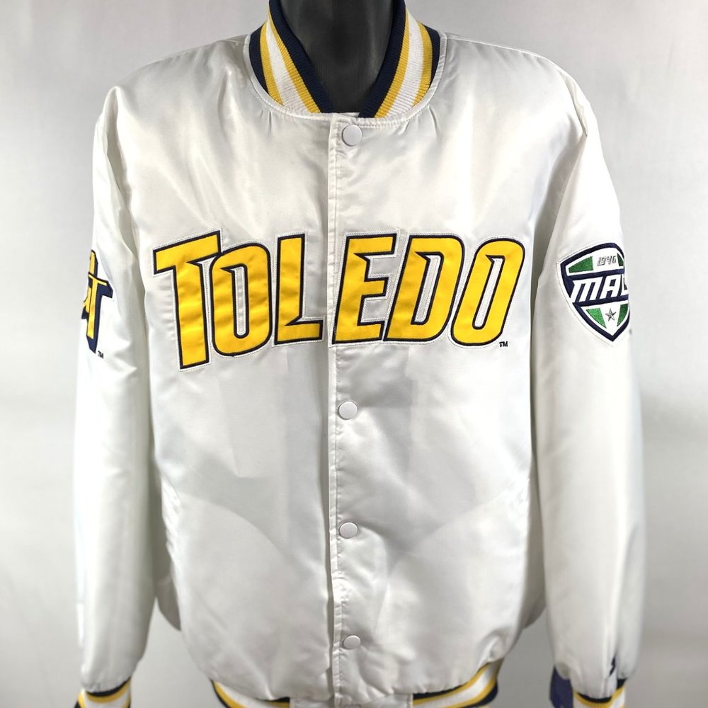 TOLEDO ROCKETS MAC Franchise Starter Snap Down Jacket S M L XL 2X 3X